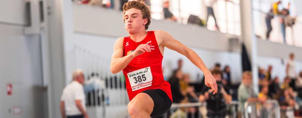 Lucas Gschier bei den ÖM U18 2026
